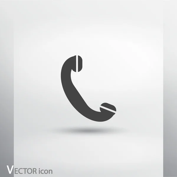 Phone, flat icon — Stock Vector