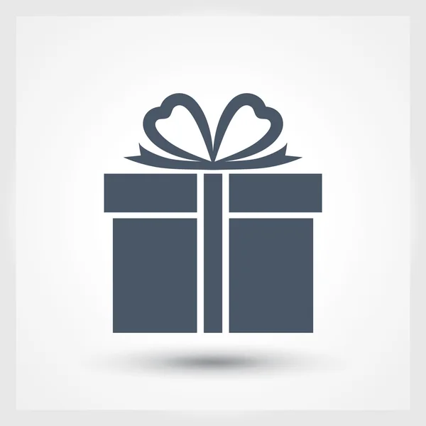 Icono de caja de regalo — Vector de stock