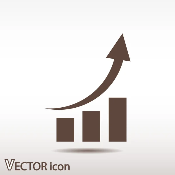 Infografía, icono del gráfico — Vector de stock