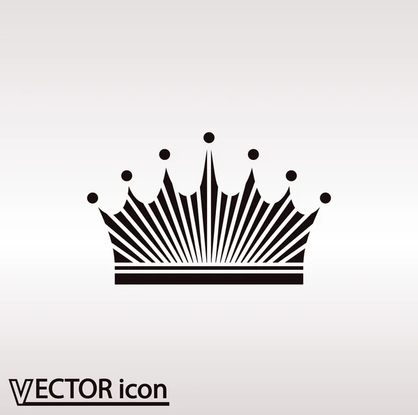 Crown icon design — Stock Vector