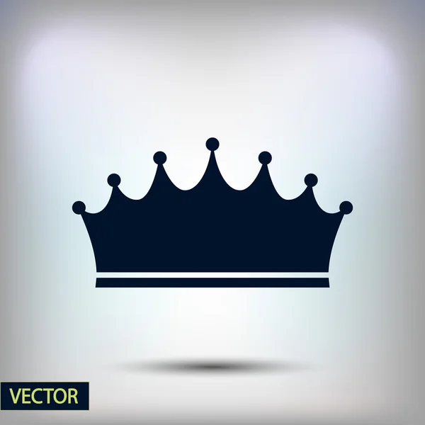 Crown ikon design — Stock vektor