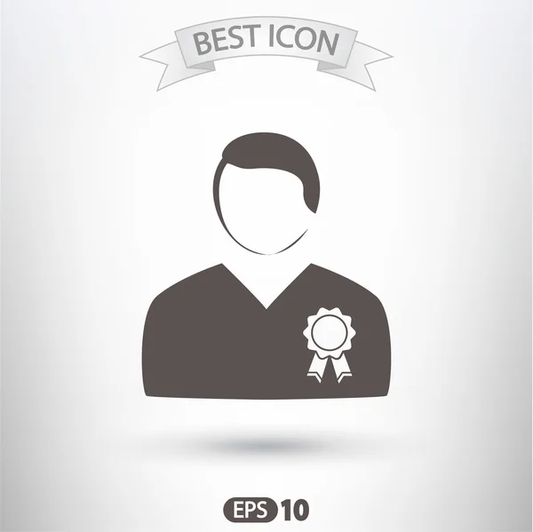 Diseño de icono Leader — Vector de stock