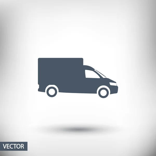 Vrachtwagen Flat Icon — Stockvector