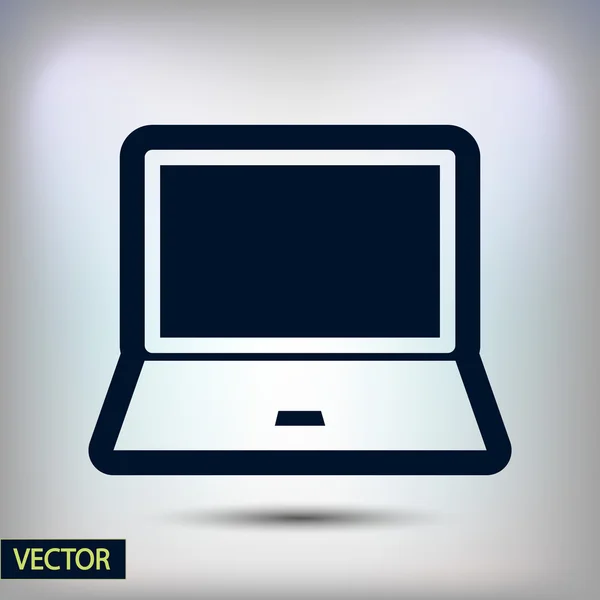 Laptop ikon design — Stock vektor