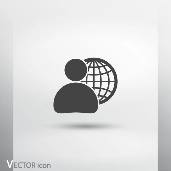 Icono del hombre de negocios — Vector de stock