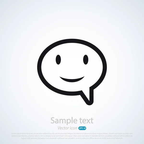 Comic speech bubble icon — Stock Vector