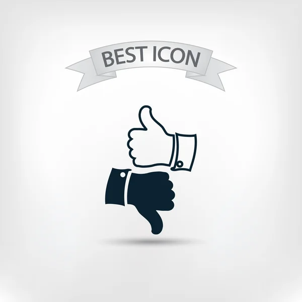 Thumb up icons — Stock Vector