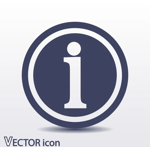 Informatiepictogram teken — Stockvector