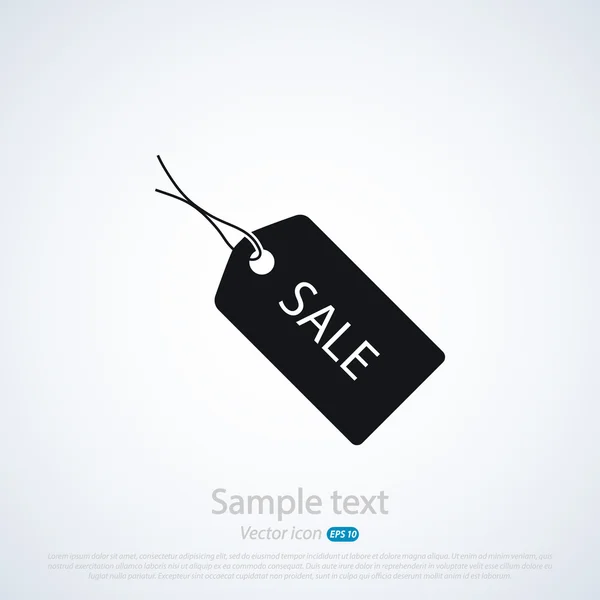 Icône étiquette de vente — Image vectorielle