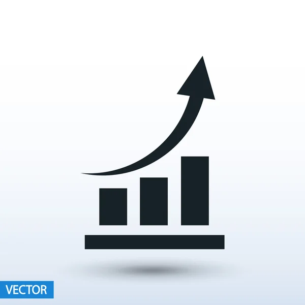 Infográfico, ícone gráfico — Vetor de Stock