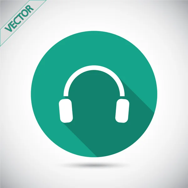 Projektem ikona słuchawki — Wektor stockowy