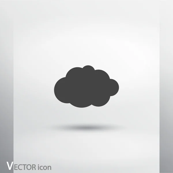 云的图标平面设计风格 — 图库矢量图片