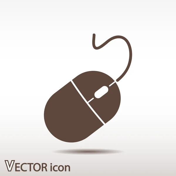 Icono del ratón ordenador — Vector de stock