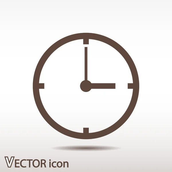 Reloj icono de diseño — Archivo Imágenes Vectoriales