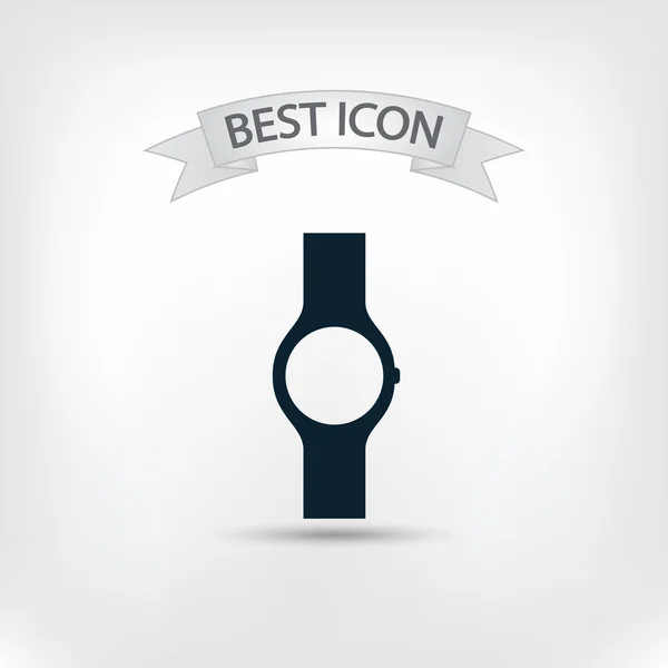 Reloj icono de diseño — Vector de stock