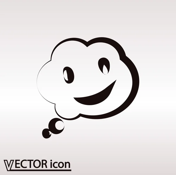 Icono de burbuja de habla — Vector de stock