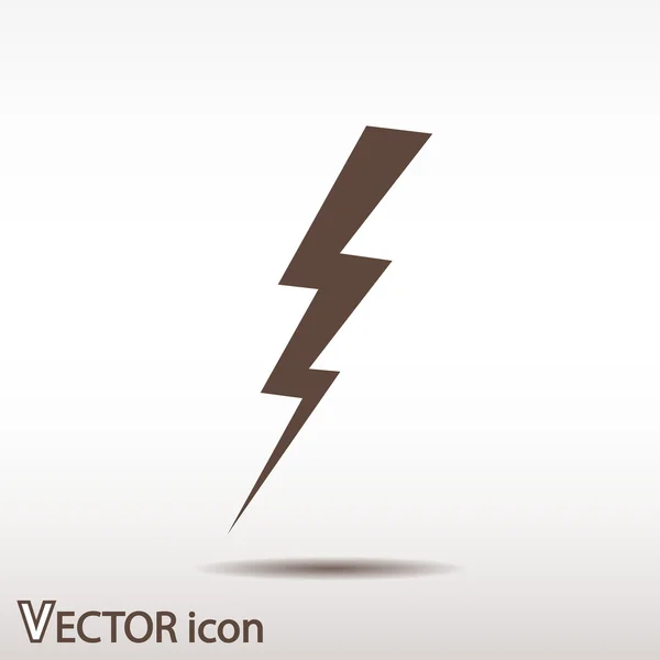 Lightning ikon design — Stock vektor