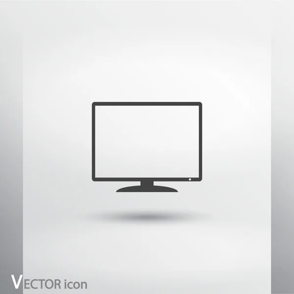 Projeto do ícone do monitor — Vetor de Stock