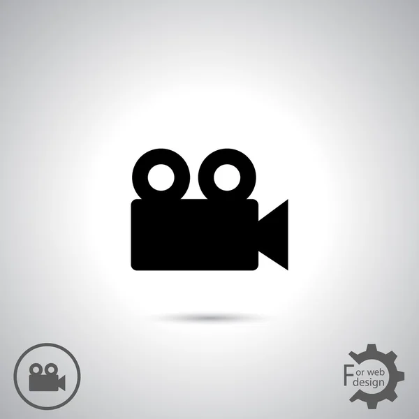 Video camera icon — Stock Vector