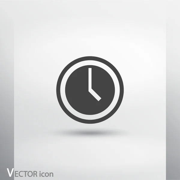 Reloj icono de diseño — Vector de stock