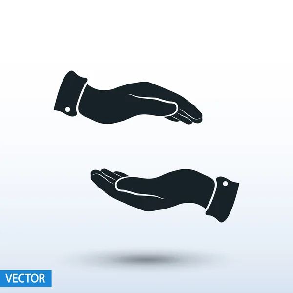 Desain ikon tangan - Stok Vektor