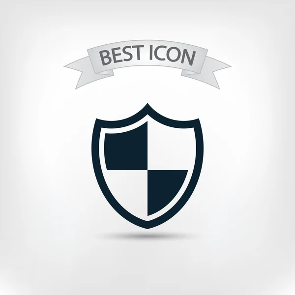 Icono de escudo — Vector de stock