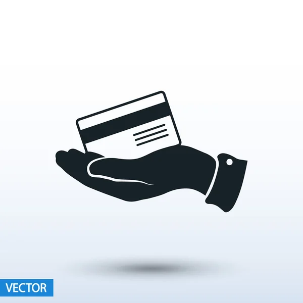 Bank credit card icon — Stock Vector