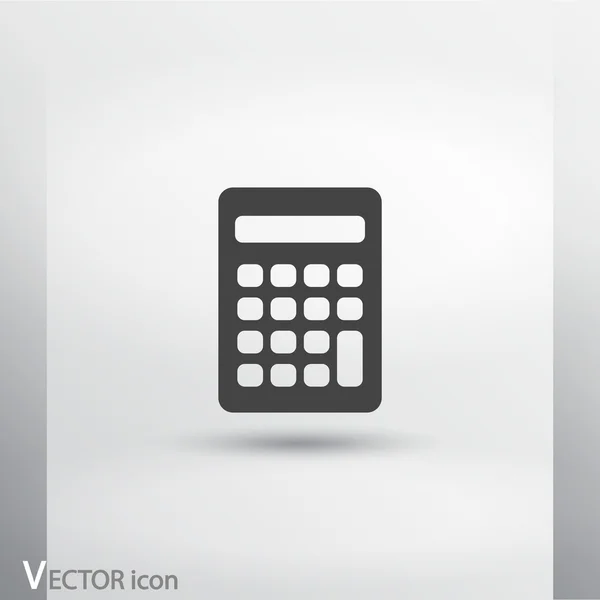 Calculator icon Flat design — Stock Vector