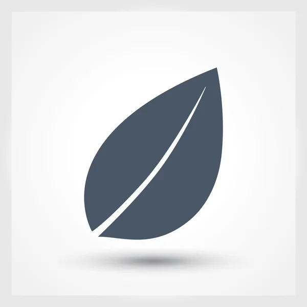 Leaf icon. стиль плоского дизайна — стоковый вектор