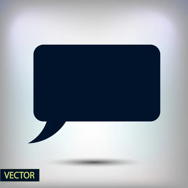 Icono de burbuja de habla — Vector de stock