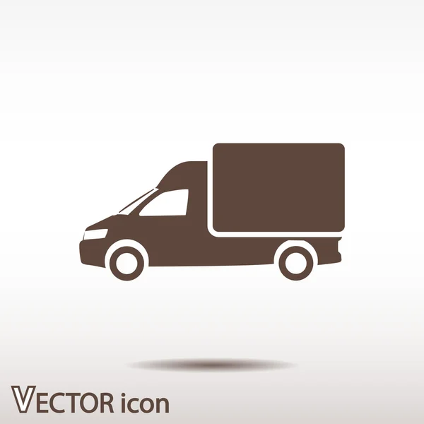 Caminhão Flat Icon — Vetor de Stock