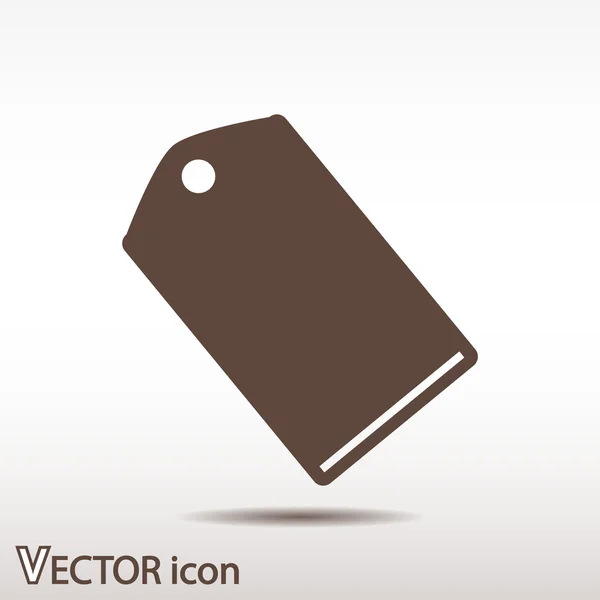 Etiqueta icono de diseño — Vector de stock