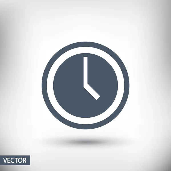 Reloj icono de diseño — Vector de stock