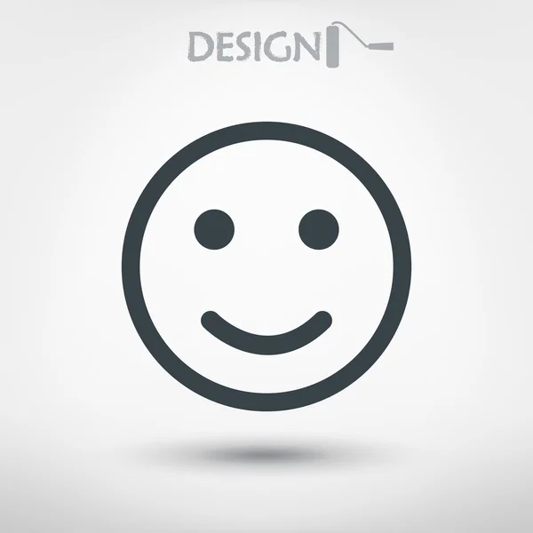 Sonrisa icono de diseño — Archivo Imágenes Vectoriales