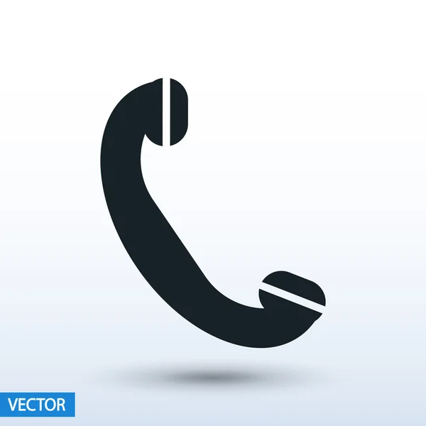 Telefon, flatt ikon – stockvektor