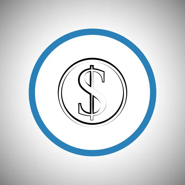 Diseño de icono de dinero — Vector de stock