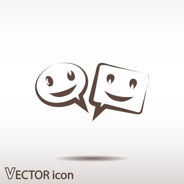 Speech bubble icon — Stock Vector