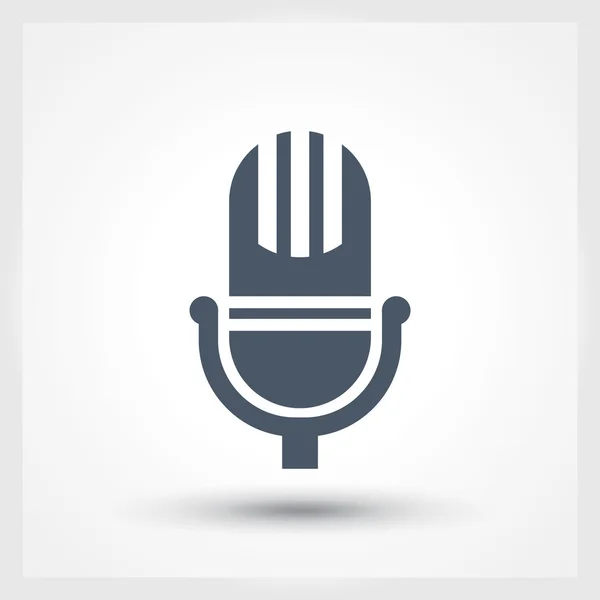 Microphone icon design — Stock Vector