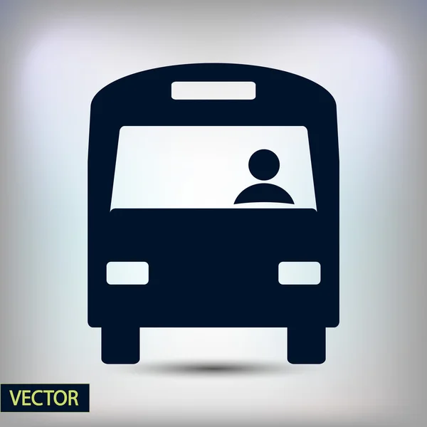 Design von Bussymbolen — Stockvektor