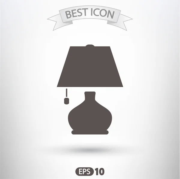 Lamp icon design — Stock Vector