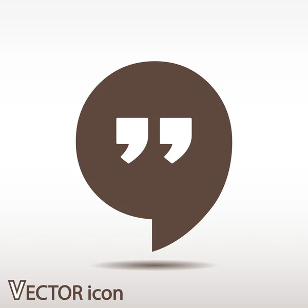 Icono de burbuja de habla — Vector de stock