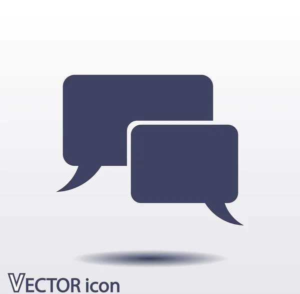 Speech bubble icon — Stock Vector