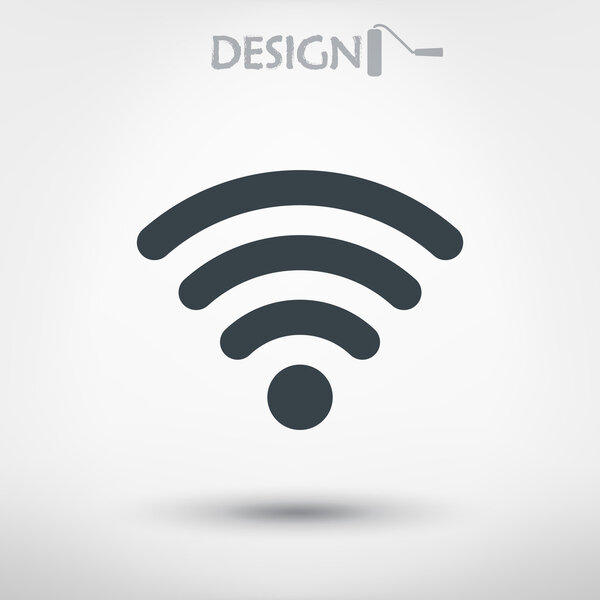 Wireless Network Symbol of wifi icon
