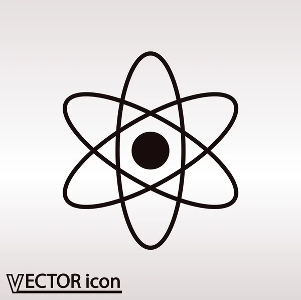 Atoom pictogram ontwerp — Stockvector