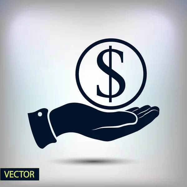 Geld pictogram opslaan — Stockvector