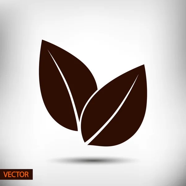 Tree leaves icon — Stock Vector