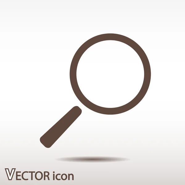 Icono de búsqueda diseño plano — Archivo Imágenes Vectoriales