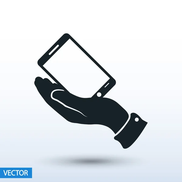 Mobiele smartphone pictogram — Stockvector