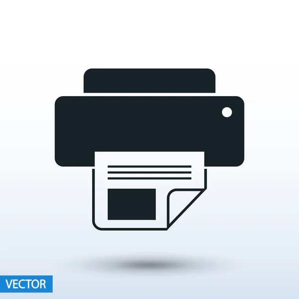 Printer pictogram ontwerp — Stockvector