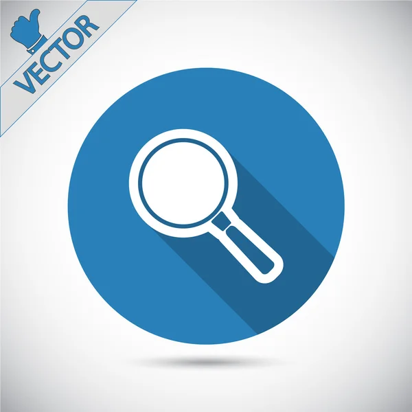 Search icon. Flat design — Stock Vector